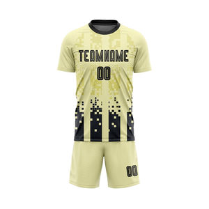 Dernière conception d'uniforme de football respirant sublimé personnalisé 2025 nouveauté Services OEM ensemble de maillots et shorts de football - Product Image 2