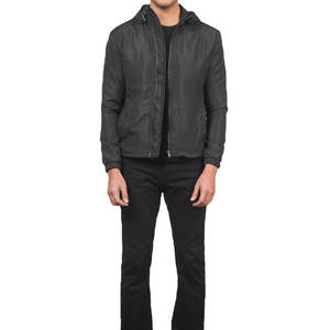 Veste coupe-vent imperméable à capuche légère personnalisée pour hommes Veste coupe-vent pour hommes avec logo personnalisé OEM - Product Image 1
