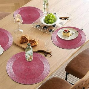 Modern Design Glass <b>Beads</b> <b>Placemat</b> Quality Table Decoration for Dinner Parties & Wedding Impresses Guests With Romantic Touch - Product Image 5