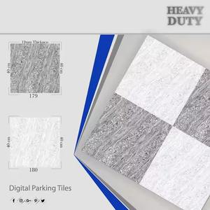 Azulejos de suelo de madera vitrificada modernos de alta resistencia de 400x400mm buen precio 40x40cm 16x16 pulgadas azulejos de cerámica para baño de pasillo al aire libre - Product Image 6