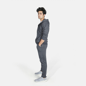 Survêtements pour hommes, vente en gros personnalisée, respirants, couleur unie, jogging confortable, style décontracté, survêtement pour hommes - Product Image 2