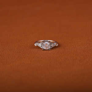 Luxury Vintage Engagement Ring 14KT Solid Gold with IGI Certified Cut Lab Grown Diamond Stylish Custom Fine Rings for Wedding - Product Image 1