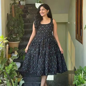 Black One Piece Dress - Stylish & Breathable Women's Wear