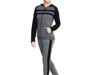 Chándales de Invierno para Mujer, con Capucha, Estampados, Gruesos, Reversibles, Resistentes al Viento, Casuales, para Actividades al Aire Libre, de Algodón - Product Image 1