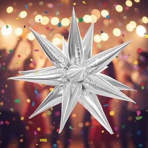 Palloncini Party Love Estrella Multipuntas Argento 40 Pollici 108 Cm Confezione da 12 Pezzi - Product Image 2