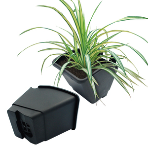 Macetas de plástico de riego automático para interiores y exteriores para el hogar, jardín, restaurantes, colgante de pared, diseño Vertical para uso diario - Product Image 2