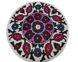 Posavasos con cuentas redondeadas Mantel individual con cuentas/posavasos de mesa de glowin fashion - Product Image 1