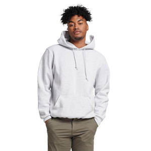 Sudadera con capucha de algodón liso de gran tamaño para hombre, Sudadera con capucha atlética, jersey de manga larga para hombre, sudadera de algodón definitivo sólido para adulto - Product Image 5