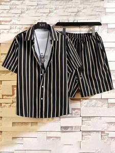 Personnalisé 3D Imprimé Élégant Shorts Chemise Ensemble 100% Coton Respirant Shorts Ensemble pour Hommes Premium Casual Nouveaux Ensembles de T-shirts - Product Image 5