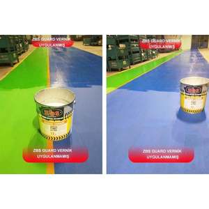 Revêtement de sol époxy ZBS Guard Vernis brillant Protecteur de béton liquide 12/6kg pour un nettoyage facile - Product Image 4