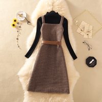 Robe Élégante à Manches Longues Évasée pour Femme, Style Décontracté Haut de Gamme, Fabriquée en Inde