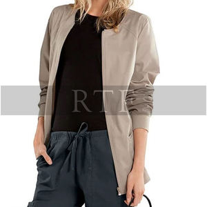 Uniformes quirúrgicos de manga larga de alta calidad Diseño de enfermería Scrub Tops - Product Image 4