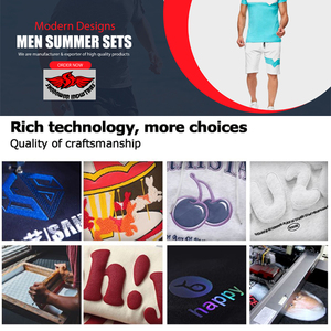 Tenues de sport d'été pour enfants en gros T-shirt et short à séchage rapide en tissu éponge tissé de couleur unie - Product Image 6