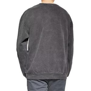 Sudadera de cuello redondo con estampado de pantalla de gran tamaño personalizado de algodón de rizo francés - Product Image 5