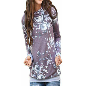 Sweat-shirts d'hiver pour femmes de haute qualité, confortables, avec logo personnalisable sur le devant, en molleton 100% coton, style Y2K pour les jeunes, vêtements décontractés - Product Image 5
