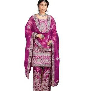 Vente chaude beau design indien pakistanais salwar kameez par dgb exports prêt à porter robe shalwar kameez à manches longues acheter en ligne