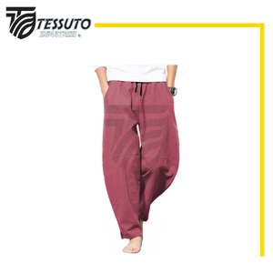 กางเกงผู้ชายวินเทจไซส์พิเศษ2025ผ้าแคนวาสถักเบาเอวสูงแห้งเร็วสไตล์ซัก - Product Image 6