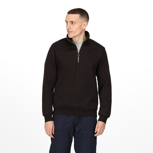 Bas quantité minimale de commande Street Wear Demi Zip Sweatshirts Tendance Hommes Hiver Thermique Coton Premium Design Meilleure Vente Demi Zip Sweatshirts - Product Image 3