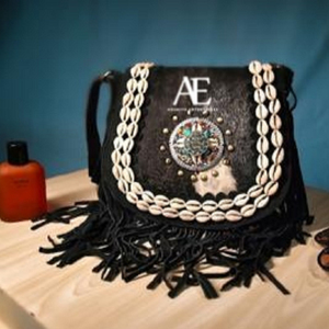 Sacs à main à franges de haute qualité en cuir de vachette véritable de style occidental sac à bandoulière en cuir élégant sacs bohèmes sac vintage élégant gitane - Product Image 1