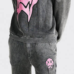 Trajes Deportivos con Lavado Ácido Hechos a Medida para Hombre, Producto de Última Tendencia, Diseño Más Reciente, Traje Deportivo con Lavado Ácido para Hombre con MOQ Bajo - Product Image 5