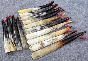 ฮอร์นรองเท้าเขาควายทำด้วยมือแบบคลาสสิกขัดเงาเหมาะเป็นของขวัญหรูหราสำหรับผู้ชาย - Product Image 4