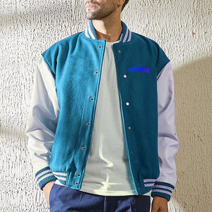 Veste universitaire personnalisée pour hommes - Prix de gros, vente chaude, streetwear avec broderie unique et qualité supérieure, vestes pour hommes - Product Image 3