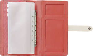 Estuche expositor informal con cierre de botón de PVC Muchu, color rojo, 33*27*12 cm - Product Image 4