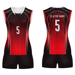 Service OEM, vente en gros de vêtements de sport, ensembles d'uniformes de volley-ball, concevez vos propres ensembles sans manches, sublimation 100% polyester, vente en ligne - Product Image 4