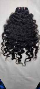 ผมต่อแบบหยิกยาว24นิ้วสำหรับต่อผมมนุษย์ผมธรรมชาติหยักศกยาวสองชั้นคลื่นลึกแบบอินเดียใต้ - Product Image 3