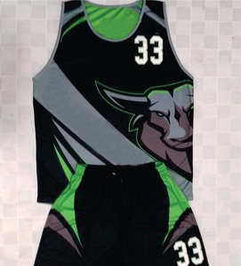 Conjunto de Ropa de Baloncesto Transpirable con Estampado por Transferencia de Calor al por Mayor para Unisex, Sin Mangas, Tela de 220g - Product Image 1