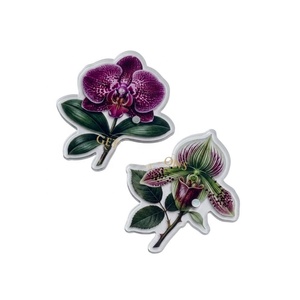 Pinzas para Extensión de Pestañas de Acero Inoxidable GETUP BROSONS IMPEX, Kit de Pinzas para Pestañas con Diseño de Orquídea Phalaenopsis, Antiestáticas - Product Image 5