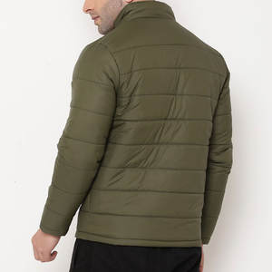 Veste Puffer en gros veste d'hiver personnalisée avec logo personnalisé OEM imprimée de haute qualité pour hommes veste buffante avec poches - Product Image 4