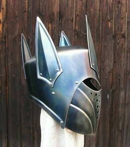 Casco de fantasía Medieval, gran guerrero de batalla, Caballero Vikingo, espartano, romano, hecho a mano, regalos - Product Image 3