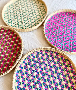 Plateau panier tissé à la main pour les acheteurs soucieux de l'environnement à la recherche de produits faits à la main et biodégradables - Product Image 2