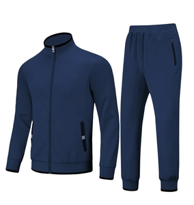 Personnalisé Entraînement Jogging Confortable Haute Qualité Logo Personnalisé Costumes 2 Pièces Couleur Unie Survêtement À Capuche Hommes Ensembles De Survêtements - Product Image 3