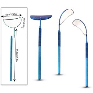 Professional Ergonomic <b>Eyelash</b> Mirror with Handle for Lash Extensions High Quality Handheld <b>Beauty</b> <b>Tool</b> for Lash Artists - Product Image 2