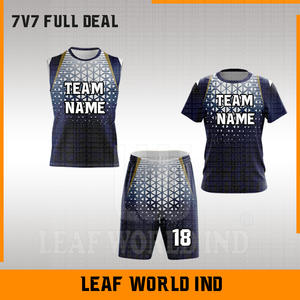 Nouveau modèle de conception sublimation 7v7 Football uniforme vêtements de sport sur mesure Logo 7v7 Football uniforme/7v7 uniforme Deal package - Product Image 3