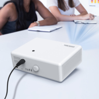 VIVIBRIGHT D5000 Projecteur hybride pour l'éducation à domicile et l'apprentissage des enfants, supérieur au projecteur 3LCD, conception facile à utiliser