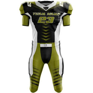 Uniforme de Fútbol Americano de Fabricación OEM a Precio Competitivo, Uniforme de Fútbol Americano de Primera Calidad 100% Poliéster en Venta - Product Image 2