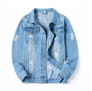 Longue veste en jean extensible personnalisée pour femmes vente en gros Veste en jean d'hiver en coton pour femmes Plus - Product Image 3