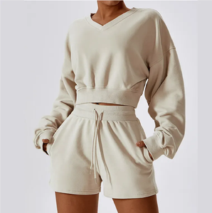 High Top Quality Women Sweatshirt <b>Hoodies</b> Casual Loose Vintage <b>Cheap</b> Price Long Sleeve Streetwear Crop Breathable Sweatshirt - Product Image 1