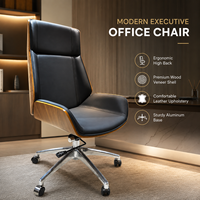 Fabricant de meubles Foshan production spécialisée en gros ceinture en cuir soulève la chaise de patron rotative pour le bureau