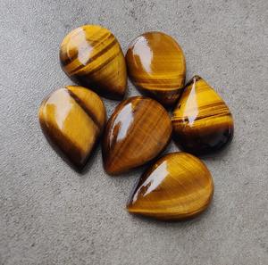 Aaa + Chất Lượng Tự Nhiên Tiger Eye Loose Đá Quý Lê Teardrop Hình Dạng Cabochon Phẳng Trở Lại Hiệu Chỉnh Kích Thước Có Sẵn Đá Quý - Product Image 4