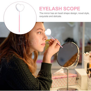 Espejo de pestañas en ángulo con reflejo claro de marca personalizada para un ajuste preciso de la línea de pestañas - Product Image 4