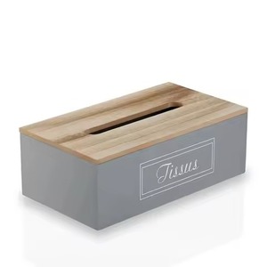 Luxury Wooden <b>Tissue</b> Box Holder with Carved Floral Design Decorative Napkin Dispenser <b>for</b> Home Office & Hotel Table Decor - Product Image 3