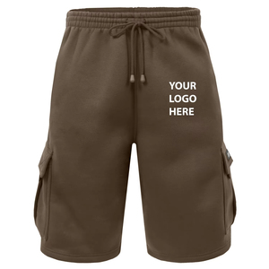 Pantalones cortos cargo de verano con logotipo propio personalizado, pantalones cortos cargo de moda para hombre informales con varios bolsillos de algodón para hombre, precio de venta al por mayor con OEM - Product Image 1