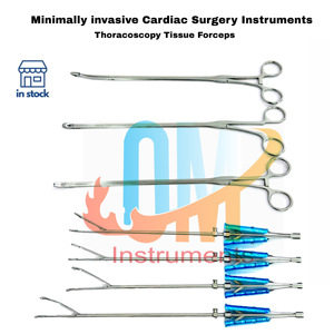 Nuevos instrumentos de cirugía cardíaca mínimamente invasivos Fórceps de tejido de toracotomía Juego de 7 piezas Calidad superior | Instrumentos OldMed - Product Image 2