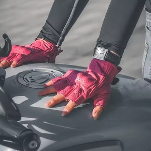 ถุงมือมอเตอร์ไซด์สำหรับผู้ชายถุงมือยุทธวิธีถุงมือครึ่งนิ้วป้องกันแรงกระแทก - Product Image 2