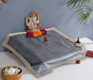 Tarot propagation carré velours Aasan pour Pooja nappe fait à la main décor à la maison multi-usages belle par les expéditeurs indiens - Product Image 5