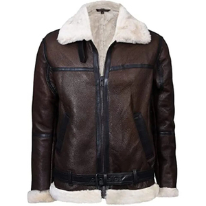 Nouvelle veste en cuir pour homme, style zippé, en cuir véritable, de qualité supérieure, veste en cuir de qualité supérieure - Product Image 2